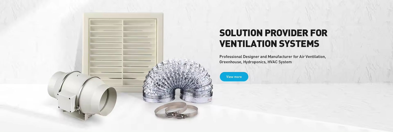 Ventilador en línea de flujo mixto