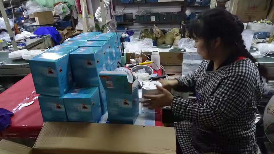 ningbo aoshun electrical línea de producción de fábrica
