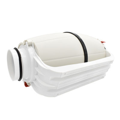 240V SAA Silencioso 200mm Personalización Hidropónico Negro de flujo mixto Ventilador montado en la pared
