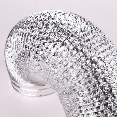 Corriente eléctrica de aluminio semirrígido conducto flexible para aire acondicionado 100-315 mm