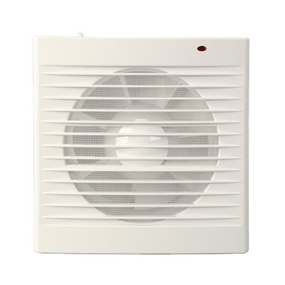 Ventilador de ventilación cuadrada de plástico de 6 pulgadas de montaje en pared para la cocina del baño