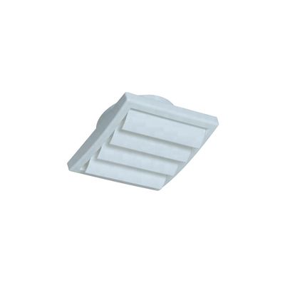 Construcción de rejilla de ventilación de aire de difusión del techo de cuchillas de plástico con salida de aire ajustable