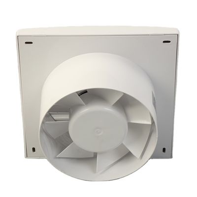 Ventilador de ventilación cuadrada de plástico de 6 pulgadas de montaje en pared para la cocina del baño