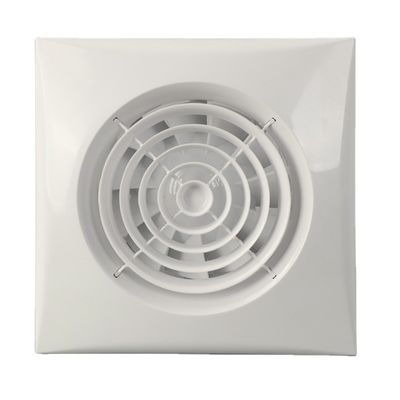 AC eléctrico de 6 pulgadas de baño montado en la pared del ventilador de extracción de aire axial en blanco/negro