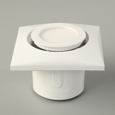 Certificación SAA ventilación LED ABS plástico redondo difusor cono rejilla centrífuga