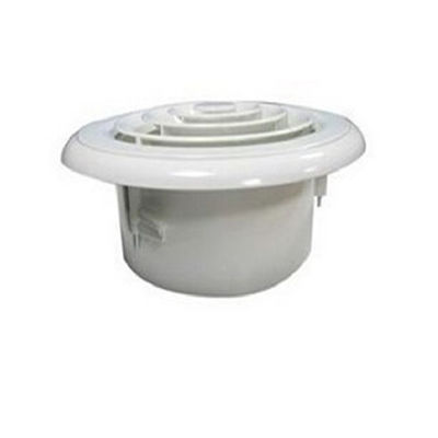 Ventilador de escape de conducto de motor montado en el techo con extractor de plástico estándar de luz led