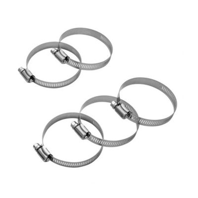 Apartamento de plástico 6 pulgadas manguera abrazadera ajustable 141mm-165mm con 304 de acero inoxidable