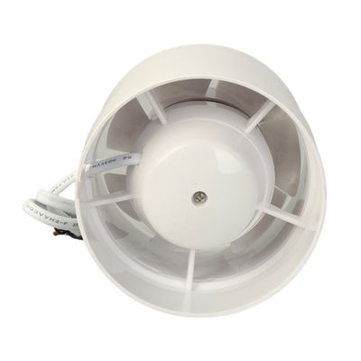 Ventilador de pared de 100 mm 200 mm de baja ruido de admisión Ventilador de conducto en línea con conexión de EU Ventilador de pared