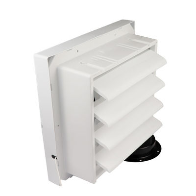 Montado en la pared 8 pulgadas de baño de ventilación de metal completo ventilador de escape de techo con tubo de conducto