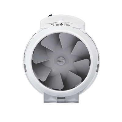 162-252 Ventilador de ventilación circular de conductos circulares de alta presión de cantidad de aire para salas de lectura/baños
