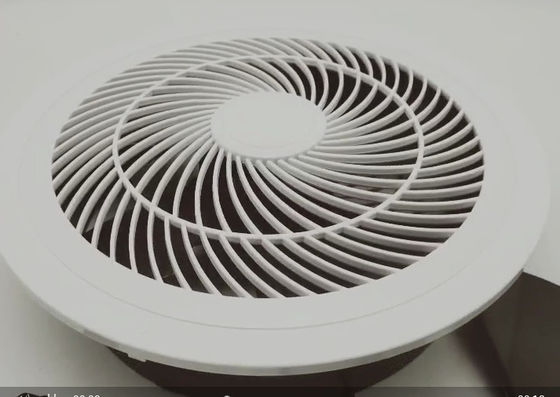 Masa personalizada de 200 mm 250 mm ventilador de escape de techo de montaje de pared con luz LED OEM / ODM Hecho
