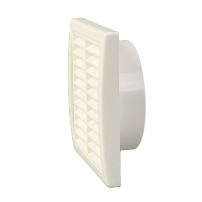 Rejilla de huevos de plástico de ventilación de 100/125/150 mm para instalación de ventiladores de pared