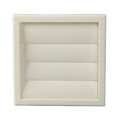Rejilla de huevos de plástico de ventilación de 100/125/150 mm para instalación de ventiladores de pared