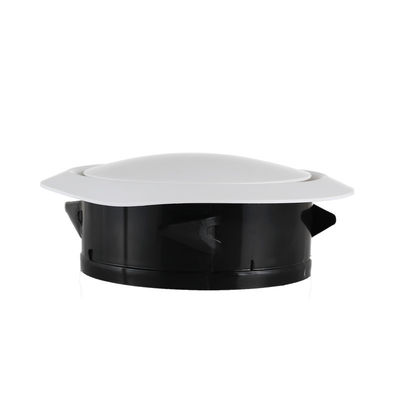 Blanco 4-6 pulgadas Logotipo personalizado HVAC Aire de escape de plástico / ventilación de suministro para el conducto de aire