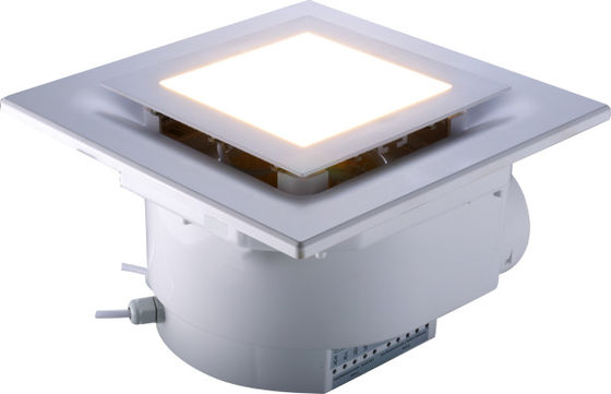 Extrator de luz LED de baño de 240V AC ventilador de ventilación de techo de escape con ventilación
