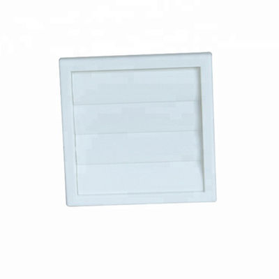 Aire acondicionado Difusor de ventilación de plástico de doble desviación con parrillas de ventiladores de escape