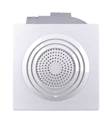 Ventiladores de ventilación silenciosa de escape redondo con certificación SAA y CE y láminas blancas