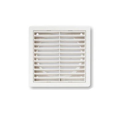Aire acondicionado Difusor de ventilación de plástico de doble desviación con parrillas de ventiladores de escape