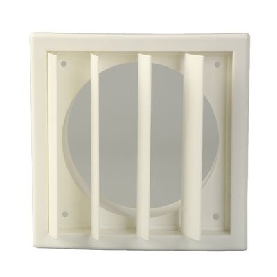 Grilla fija de Louvre 100 125 150 mm AU Accesorios Grilla de gravedad de plástico para conveniencia