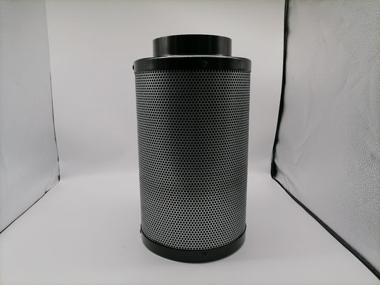 Hidroponía de acero inoxidable plantas de interior filtro de aire de carbono para tiendas de cultivo de 4-12 pulgadas