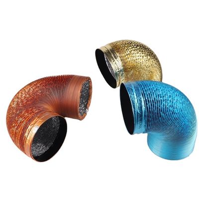 3 años de vida útil mecánica conducto flexible de aluminio de poliéster para HVAC conducto de aire de ventilación