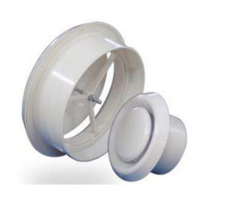 Grilla cuadrada personalizada para ventilador de extracción de aire Accesorios ventilador de extracción de aire blanco