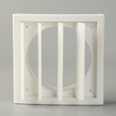Grilla cuadrada personalizada para ventilador de extracción de aire Accesorios ventilador de extracción de aire blanco