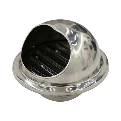 Forma cuadrada 3 4 5 6 10 pulgadas de acero inoxidable Grill Cover Hood Extractor de ventilación de aire secador de tuberías