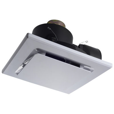 Exhaustante de techo redondo blanco con ventiladores de ventilación silenciosos y ventilador de flujo mixto en línea