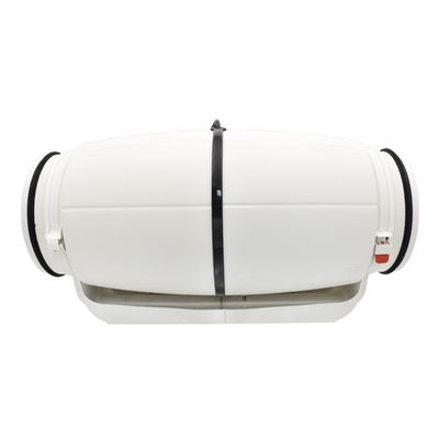 Plastico 4 5 6 8 pulgadas extractor de bajo ruido de flujo de aire mixto axial en línea conducto hidropónico de crecimiento tienda de campaña ventilador de personalización