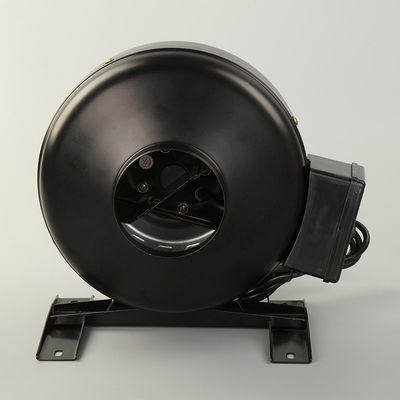 Alto flujo de aire 6 pulgadas ventilador de conducto en línea ventilador de escape de refuerzo para la tienda de cultivo hidropónico blanco