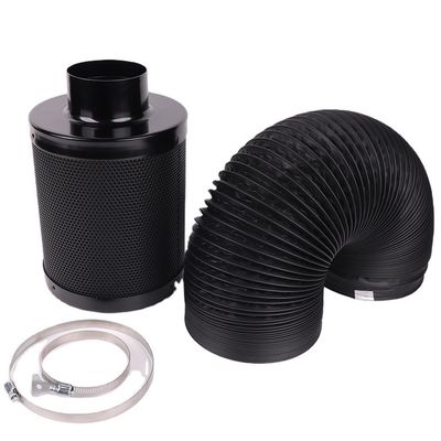 Plantas de interior de hidroponía de acero inoxidable que crecen 4-12 pulgadas Filtro de aire de carbono para enfriar el aire