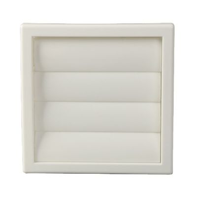 Logotipo personalizado Grill de Louvre Blanco Accesorio esencial para aire acondicionado cuadrado fijo