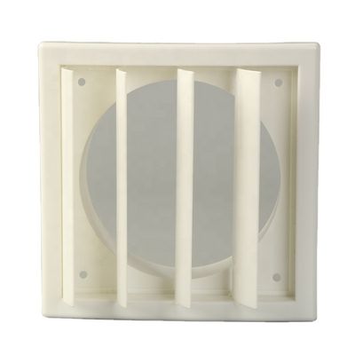 Logotipo personalizado Grill de Louvre Blanco Accesorio esencial para aire acondicionado cuadrado fijo