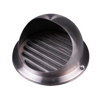 6 pulgadas de acero inoxidable para la pared de la casa aire redondo de ventilación difusor con tapa de ventilación a prueba de agua