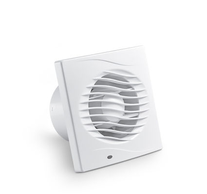 Ventilador de pared de 4 pulgadas extractor de aire de baño ventilador de escape con logotipo personalizado y soporte ODM