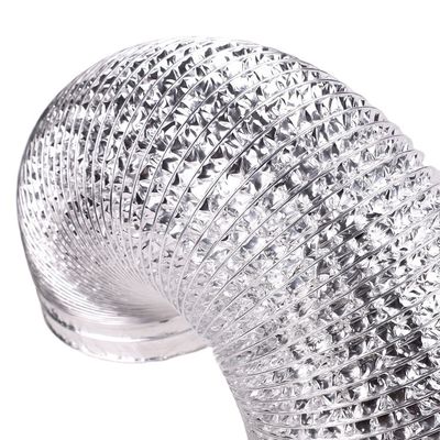 Función de refrigeración manguera flexible de aluminio con ventilación a alta temperatura y plástico