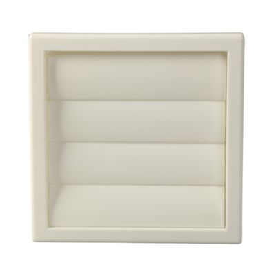 Producción en masa ventilación de plástico fija pared de Louvre rejilla de escape con diseño personalizado