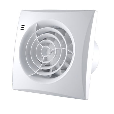 23-65 Soporte personalizado Ventilador de escape de garaje y inodoro con persianas de pared de plástico