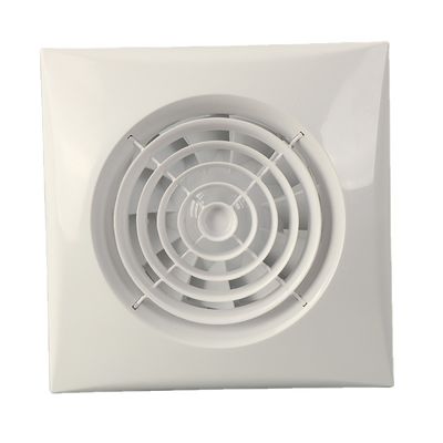 23-65 Soporte personalizado Ventilador de escape de garaje y inodoro con persianas de pared de plástico