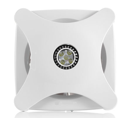 23-65 Soporte personalizado Ventilador de escape de garaje y inodoro con persianas de pared de plástico