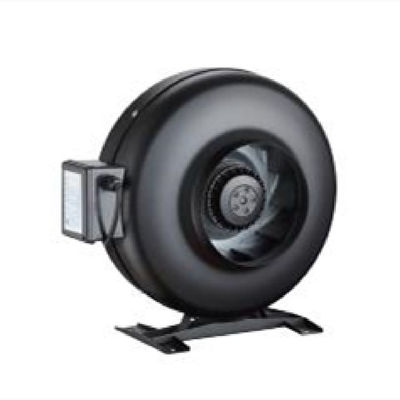 Logotipo personalizado Ventilador de flujo axial de 4 pulgadas para ventilación de aire en línea en conductos circulares