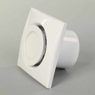 Ventilador de escape de baño de pared ultra silencioso con luz LED y material plástico