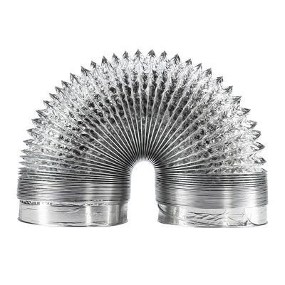 OEM soportado PVC personalizado de aluminio flexible manguera de ventilación para aire acondicionado portátil
