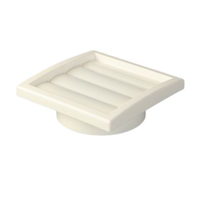 Grill de aire de escape de plástico blanco de 23-65 mm de diseño eficiente para ventilación
