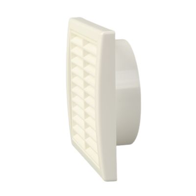 Grill de aire de escape de plástico blanco de 23-65 mm de diseño eficiente para ventilación