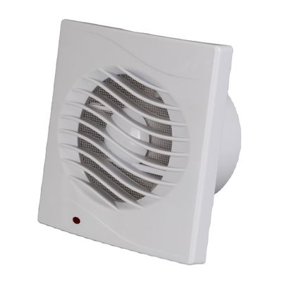 Material ABS de 6 pulgadas cuadradas montado en la pared ventilador de escape de baño para el hogar