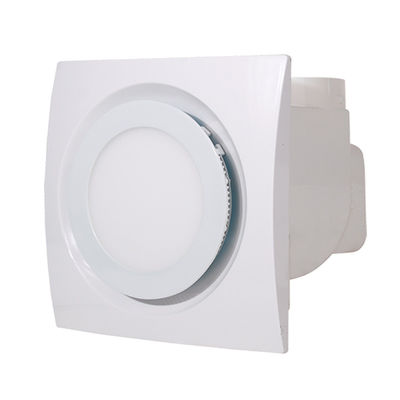 Material ABS de 6 pulgadas cuadradas montado en la pared ventilador de escape de baño para el hogar