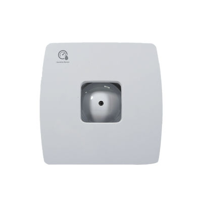 Fan de escape de ventana extractor cuadrado de logotipo personalizado con soporte y diseño ODM de sensor