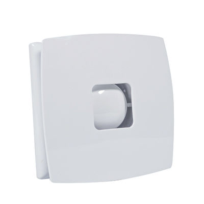 Fan de escape de ventana extractor cuadrado de logotipo personalizado con soporte y diseño ODM de sensor